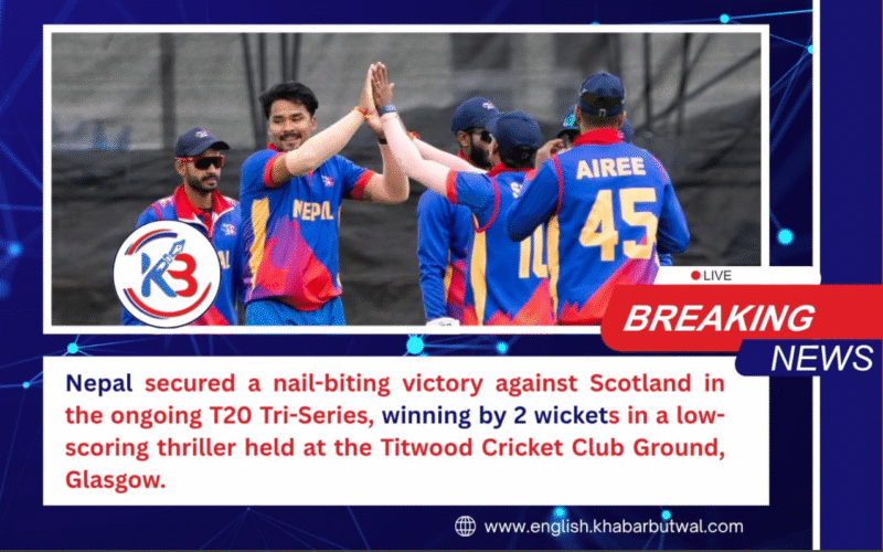 Nepal Clinches Thrilling T20 Victory Over Scotland in Glasgow