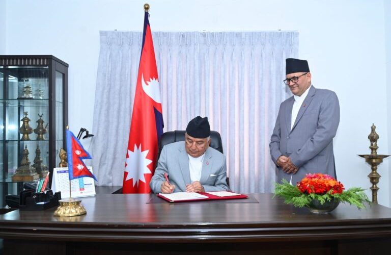 President Paudel Returns Constitutional Council Bill to House for Reconsideration
