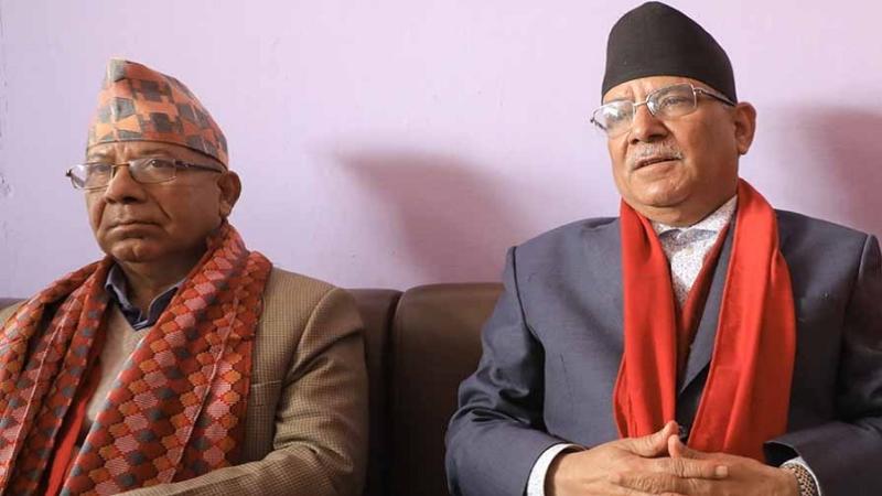 Prachanda and Madhav Nepal Hold Intense Talks on Party Unification