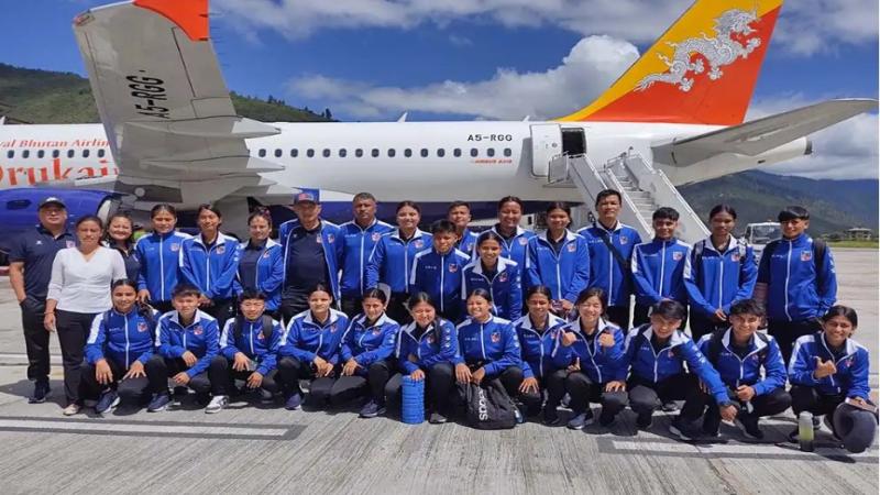 Nepal U-20 Women’s Football Team Departs for AFC Asian Cup Qualifiers