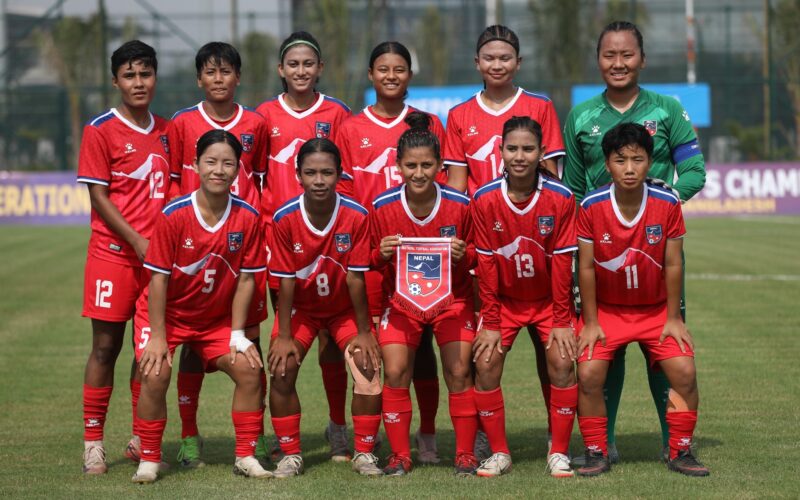 Nepal Crushes Bhutan 8-0 in SAFF U-20 Women’s Championship