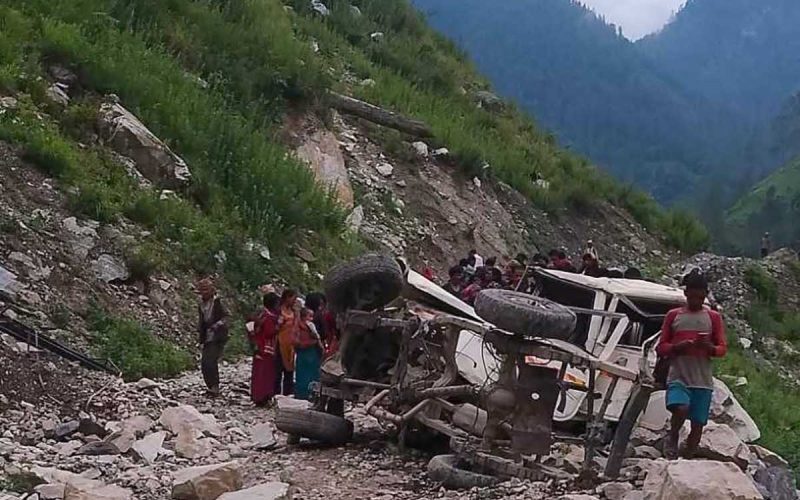 Jeep Accident in Bajura Claims Two Lives, 12 Injured