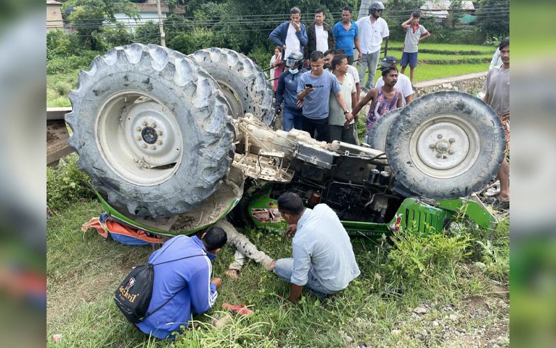 Tractor Accident in Tulsipur Claims Two Lives