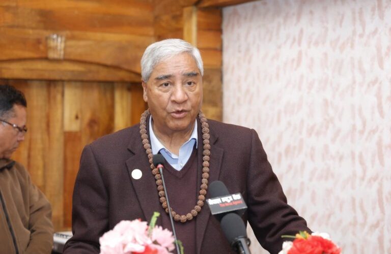 Nepali Congress Office Bearers’ Meeting Underway at Deuba’s Residence