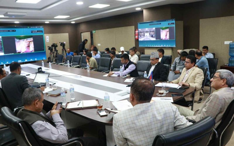 Madhesh Declared Disaster-Affected Zone: Home Minister Lekhak Holds Coordination Meeting