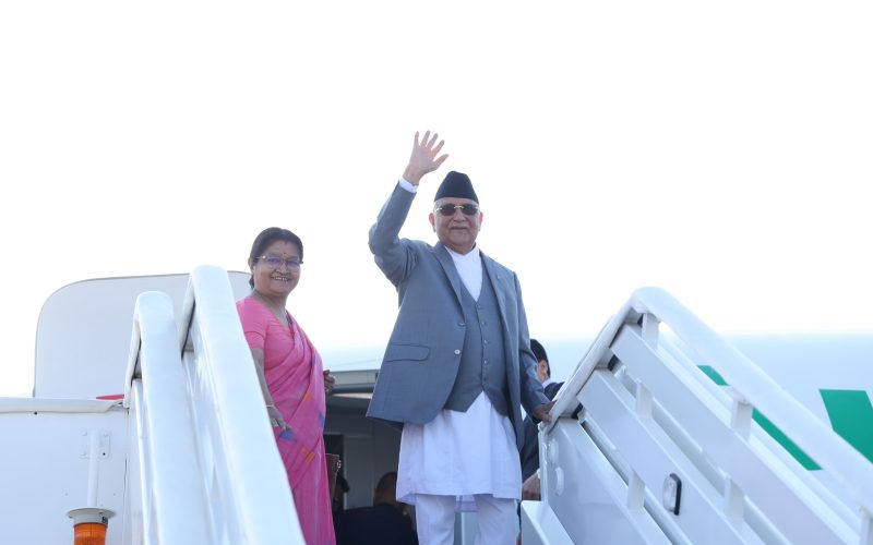 Prime Minister KP Sharma Oli Returning Home After Attending UN Conference in Turkmenistan