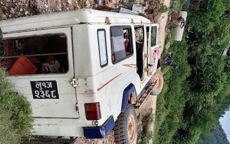19 Injured in Jeep Accident in Salyan