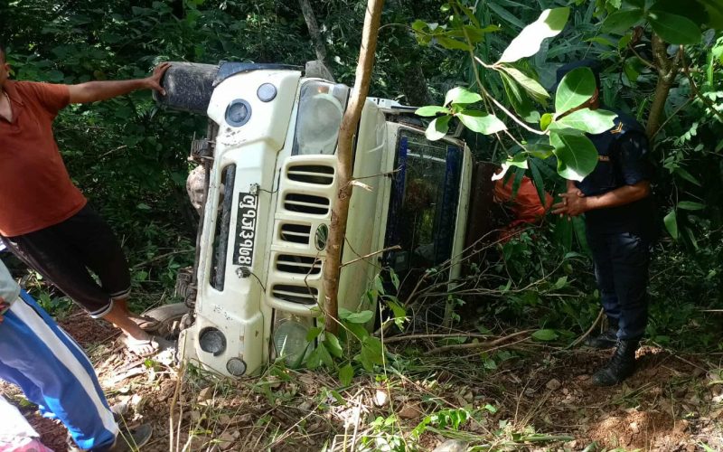 15 Injured in Bolero Jeep Accident in Syangja