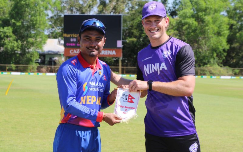 Nepal Sets 181-Run Target Against Hobart Hurricanes Academy in Top End T20 Series