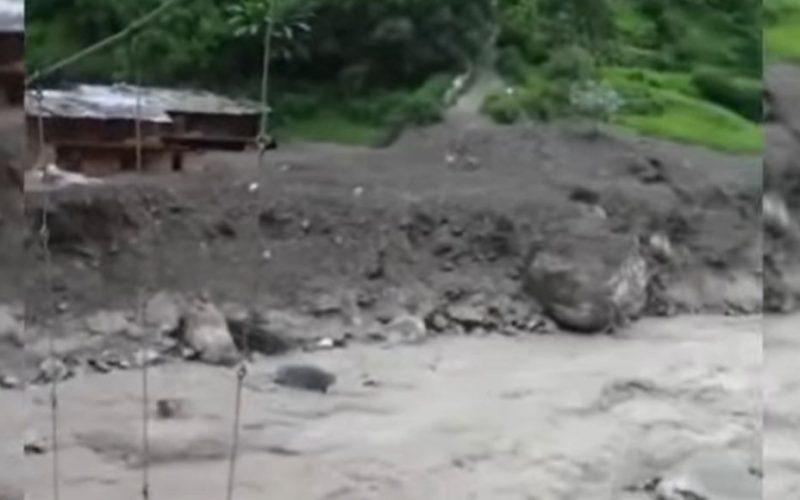 Flash Floods in Himalai Rural Municipality-1 Sweep Away 11 Houses in Bichchhya