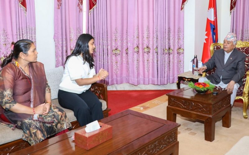 Mother and Sister of Nepali Hostage Meet President and Prime Minister of Israel