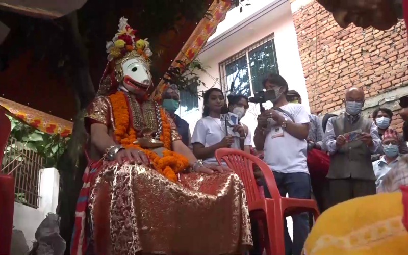 Historic Nrisingha Jatra Concludes in Patan
