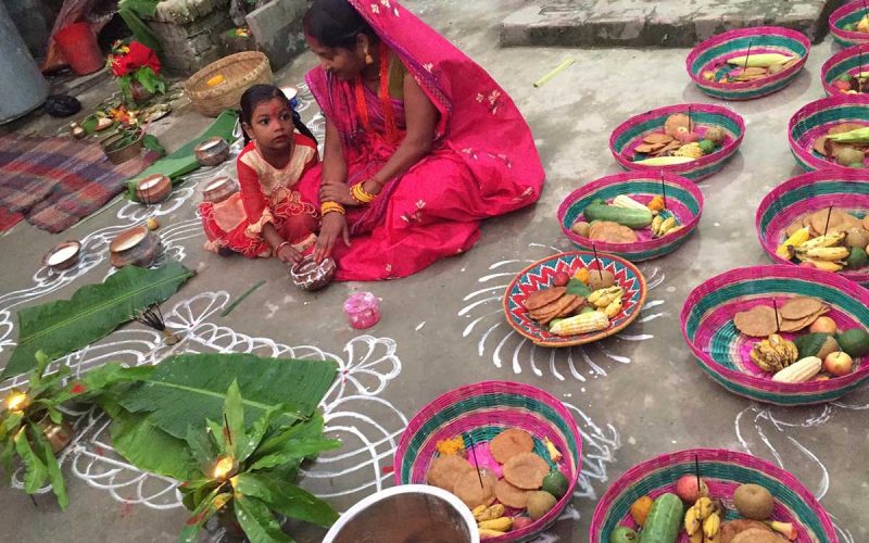 Chaurchan Festival Celebrated in Mithila with Moon Worship