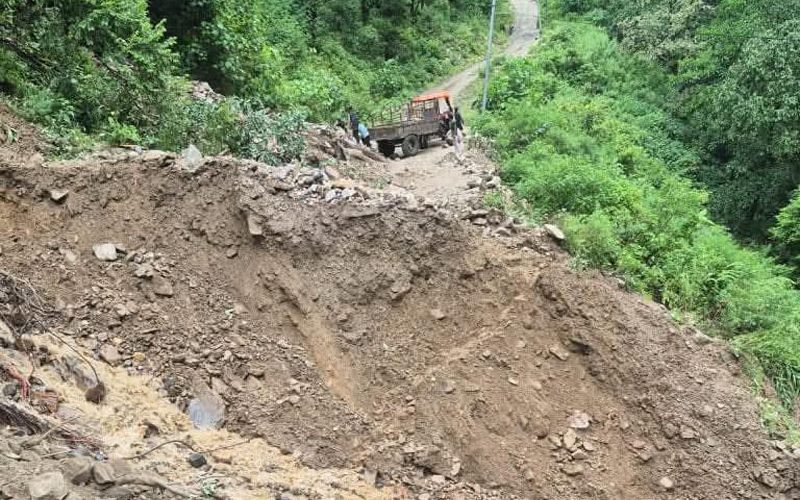 Machhikhola–Larke Bhanjyang Road in Northern Gorkha Closed Indefinitely