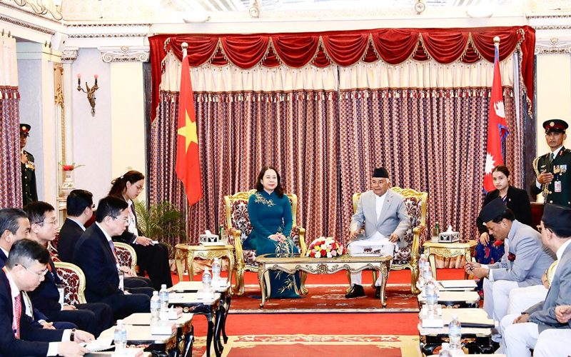 President Paudel and Vietnamese Vice President Discuss Expanding Bilateral Ties