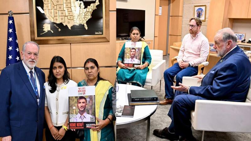US Ambassador to Israel Meets Family of Nepali Hostage Bipin Joshi