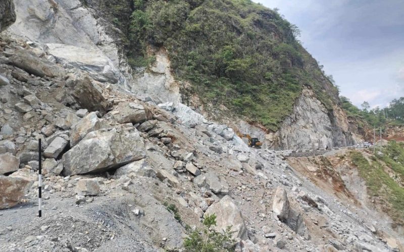 Landslide Blocks Kaligandaki Corridor in Gulmi
