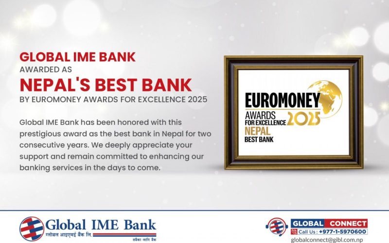 Global IME Bank Wins Euro Money Award for Excellence 2025