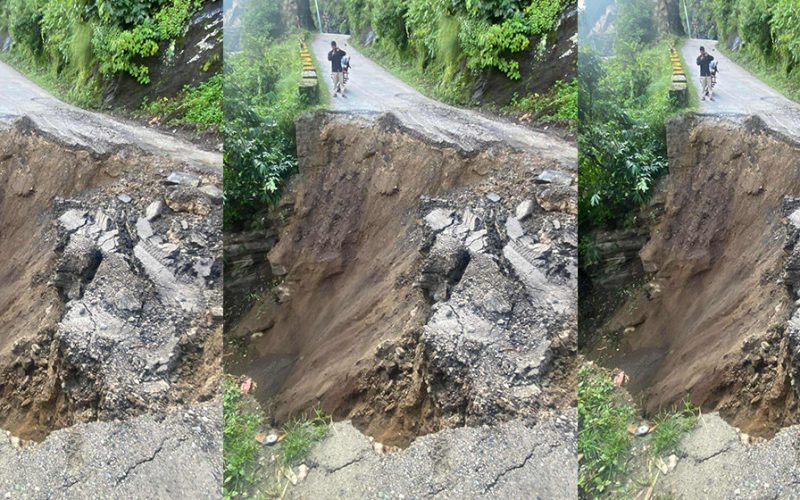 Landslides Block Karnali Highway in Kalikot
