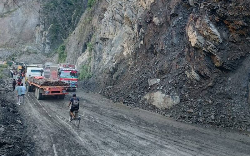 Narayangadh–Muglin Road Reopens After Landslide Clearance