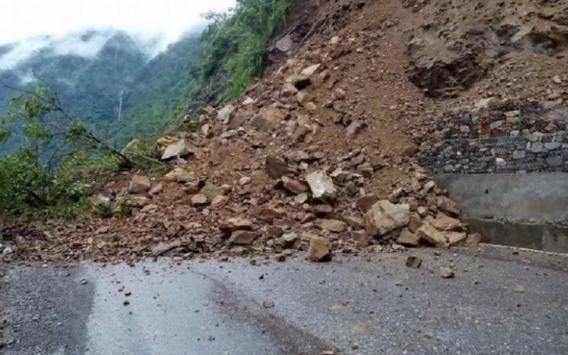 Landslide Blocks Mid-Hill Highway in Baglung