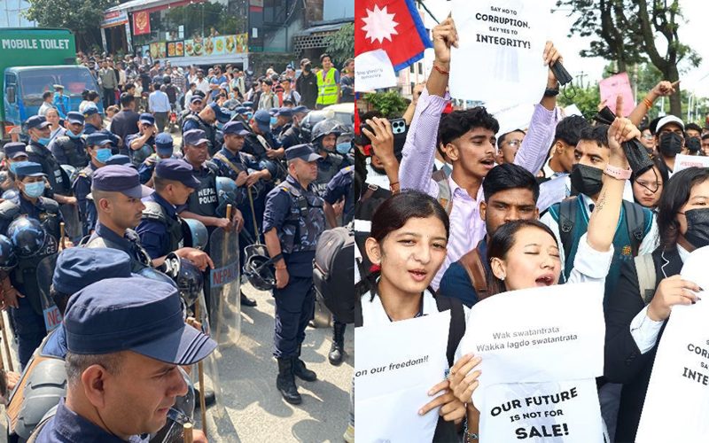 Gen Z Protests Target Chief Minister Offices in Madhesh and Sudurpashchim