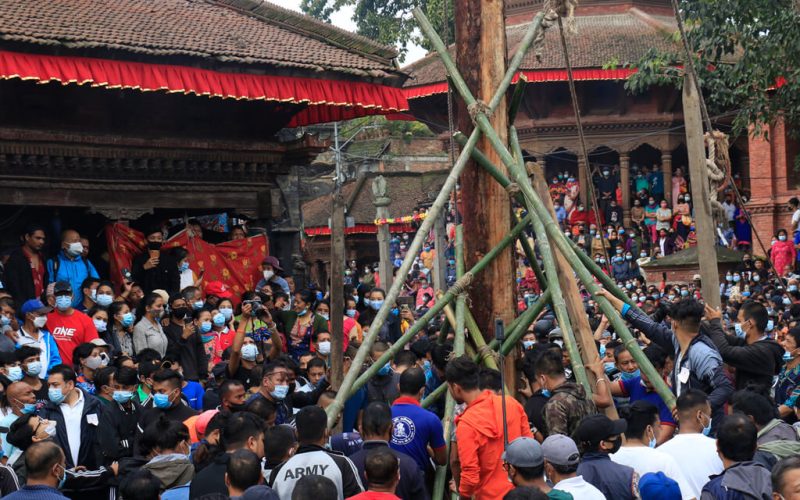 Traditional Indra Jatra Festival Kicks Off in Bhaktapur