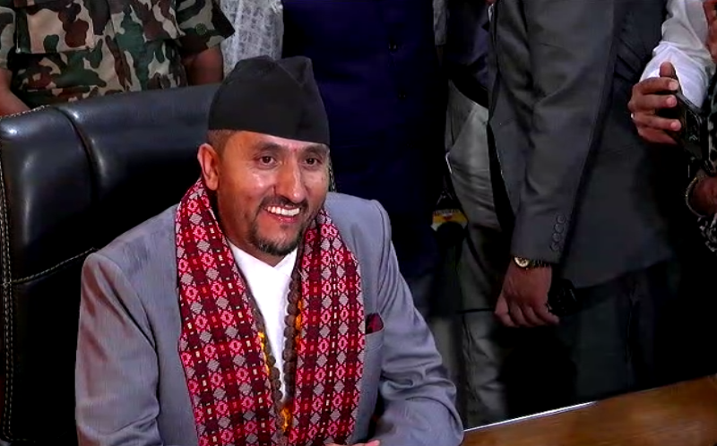 Minister Jagdish Kharel Assumes Office, Announces Free Public Wi-Fi in Major Cities