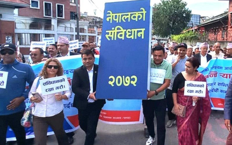 Mass Peace Rally Organized on Constitution Day