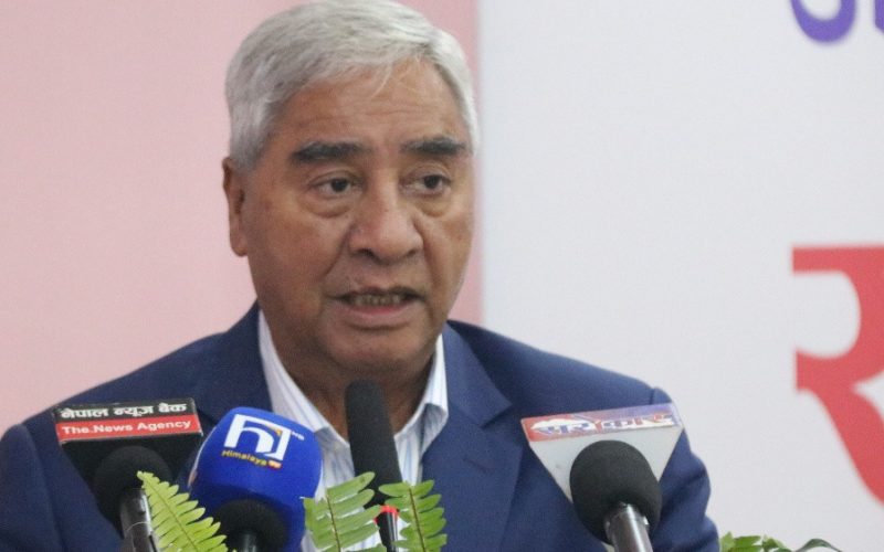 NC President Sher Bahadur Deuba Extends Dashain Greetings, Calls for Unity and Constitutional Solution to Current Crisis