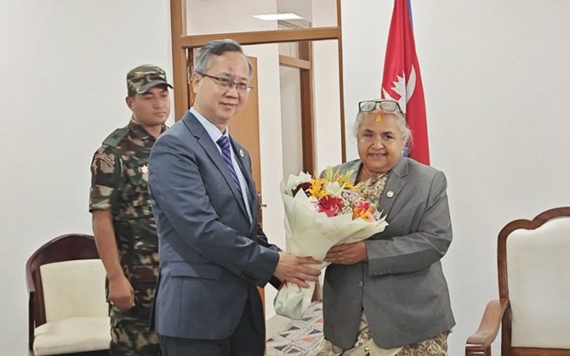 Chinese Ambassador Chen Sang Holds Courtesy Meeting with Prime Minister Sushila Karki