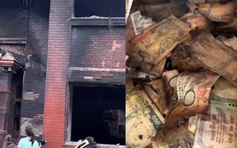 Investigation Begins Into Burnt Banknotes Found at Homes of Top Leaders During Gen-Z Protests