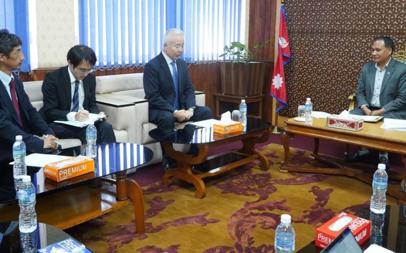 Japanese Ambassador Meets Nepal Minister Kulman Ghising to Discuss Development Cooperation