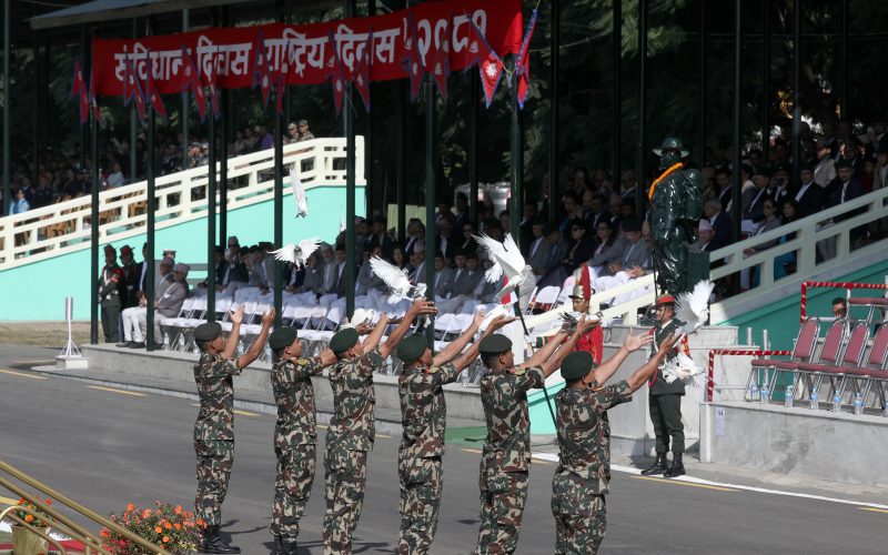 Constitution Day marked today, PM Karki to address ceremony at Army Pavilion, Tundikhel