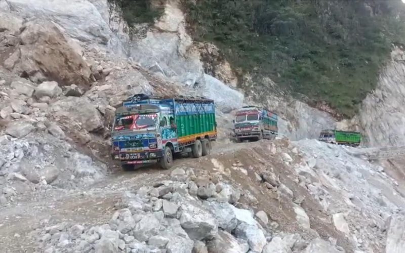 Landslide Blocks Baglung Section of Kaligandaki Corridor