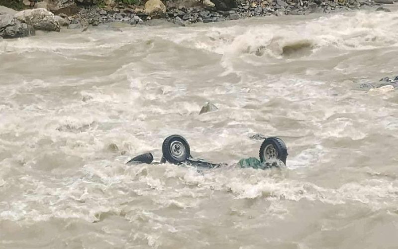 One Girl Killed, Two Missing in Auto Accident in Darchula