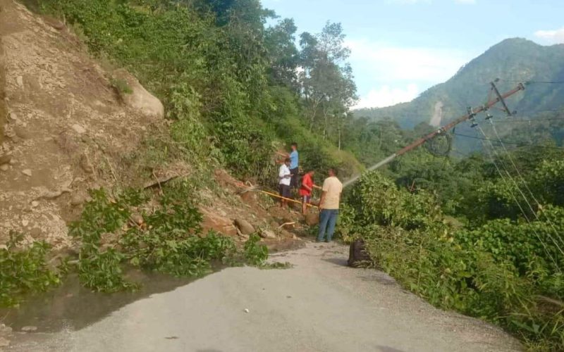 Landslide Blocks Beni–Darbang Road in Myagdi