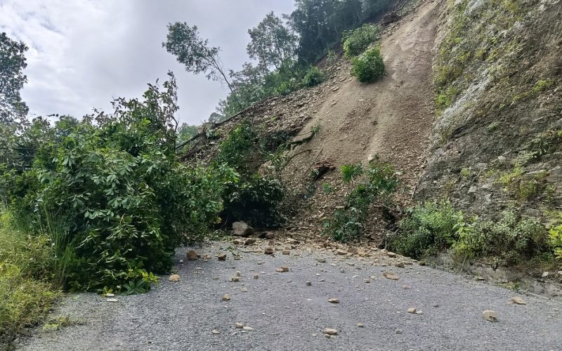 Landslide Blocks Mahakali Highway Following Rainfall