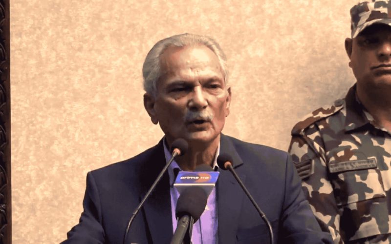 Former PM Baburam Bhattarai Arrives at Sheetal Niwas for Swearing-In Ceremony