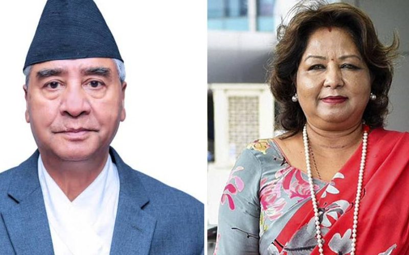 Deuba Couple Reportedly Ready to Leave Country as Passport Freeze Discussed