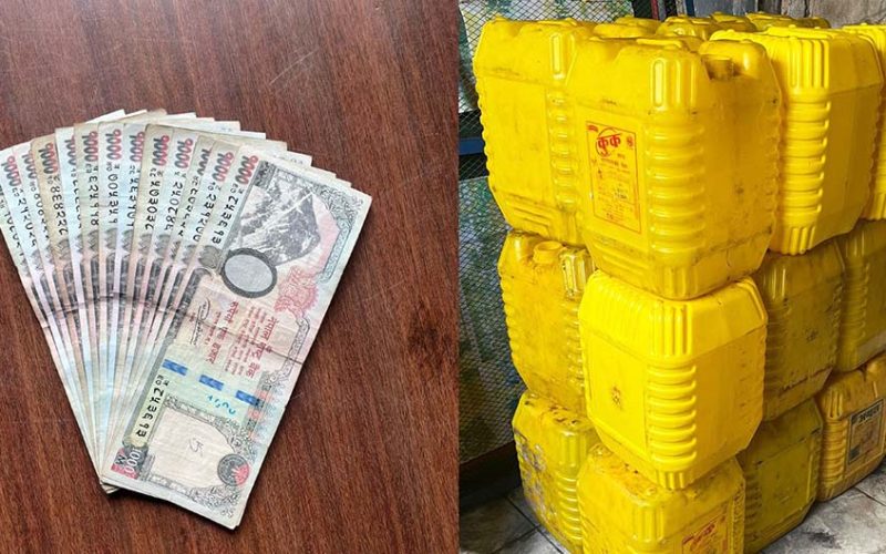 Three Arrested in Pokhara for Selling Water as Palm Oil
