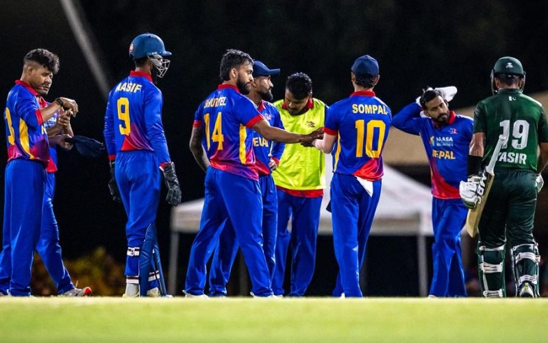 Nepal Cricket Team Announced for T20I Series Against West Indies