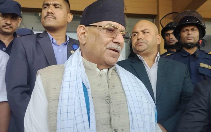 Prachanda Emphasizes Elections Must Be Held on Time