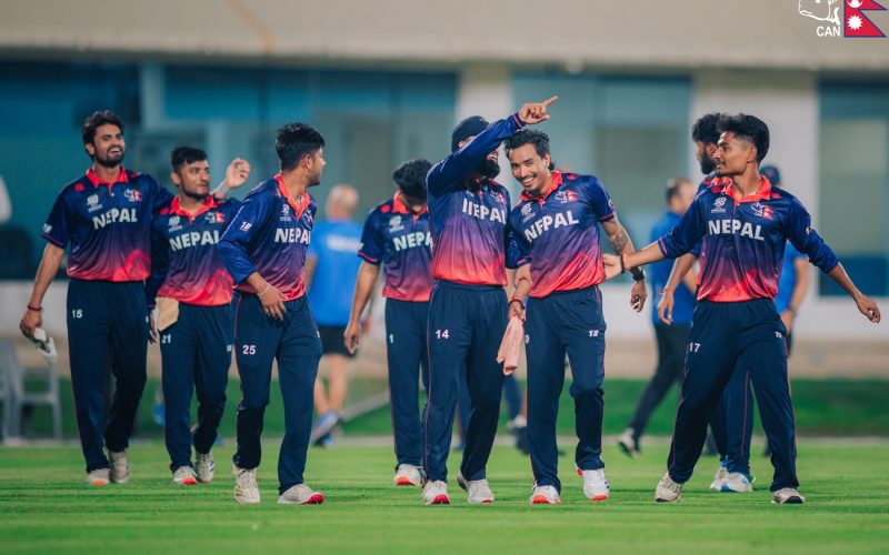 Nepal Defeats Oman by 38 Runs in ICC T20 World Cup Asia Qualifier Super Six