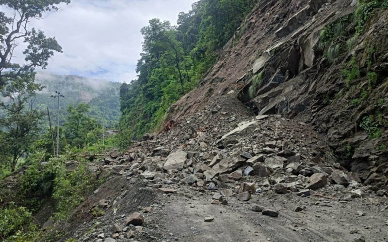 Heavy Rain and Landslides Severely Disrupt Major Highways Across Nepal