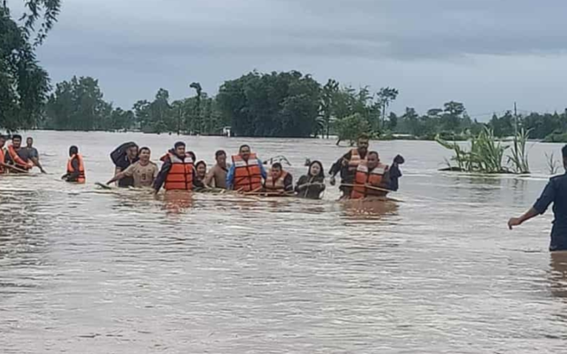 Floods from Mai River Displace Hundreds in Jhapa