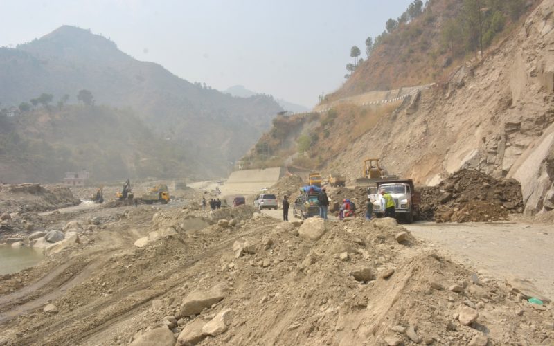 Diversion Construction Underway in Kavrepalanchok Section of Highway