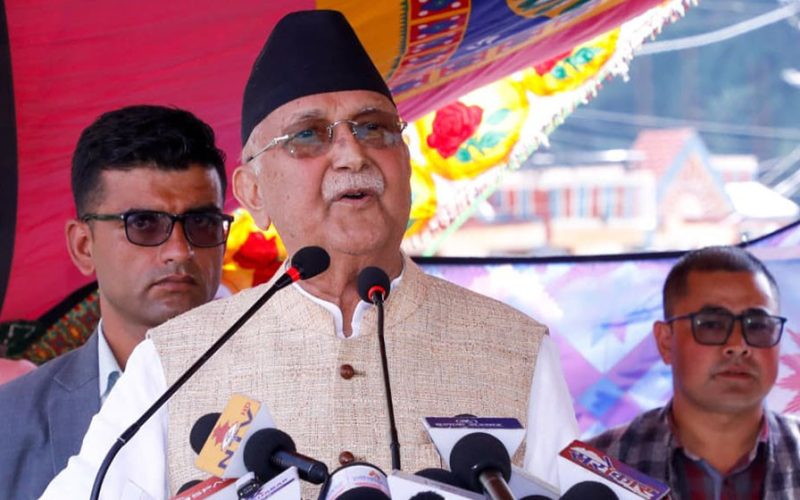 UML Chair KP Sharma Oli Supports Reinstatement of House of Representatives