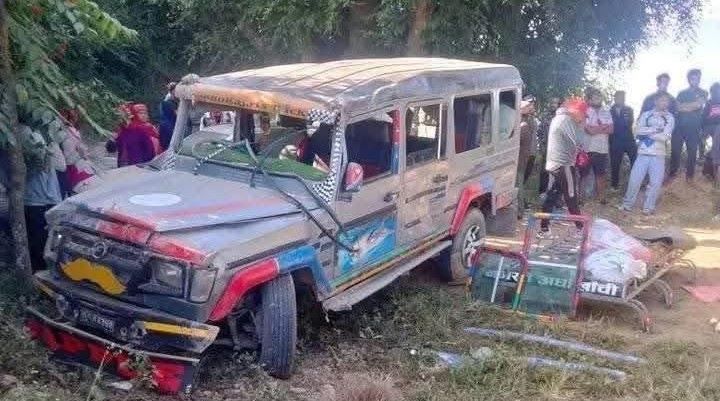 Force Jeep Accident in Arghakhanchi Injures Nine
