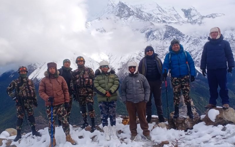 72 Tourists, Including 17 Foreigners, Rescued from Annapurna Base Camp After Heavy Snowfall